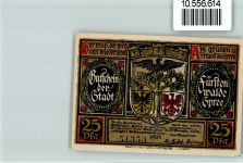 15517 O1240 Fürstenwalde , Spree - Notgeld, Kaiser Karl IV fällt in die Mark ein