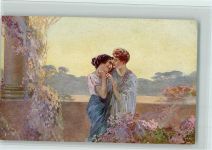 Römische Liebe - Serie 1047-4 Italienische Kunst Römer Künstlerkarte