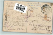 Eply Blick durch ein Granatloch auf dem Friedhof von Eply Kriegsgrab 1916