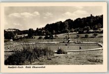 07318 O6800 Saalfeld , Saale - Schwimmbad Sprungturm