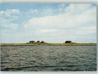 25869 W2251 Gröde , Hallig - Kirchwarft u. Knudswarft