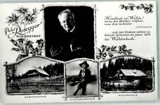 Alpl Petzer Rosegger Waldheimat AK Schriftsteller Foto AK