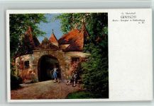W8803 Rothenburg ob der Tauber Burgtor , gute Erhaltung AK Marschall, V.