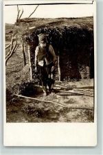 Skopje Uskub Foto AK Tracht Ort handschriftlich