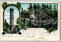 Jilové Eulau 1908 - Hoher Schneeberg Aussichtsturm