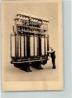 Baden Drehstrom Transformator AG Brown, Boveri & Cie Werbung Technik Gebrauchsspuren