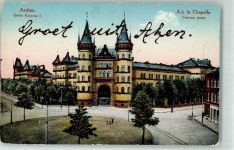 W5100 Aachen mit Glimmer/Glitzerauflage Gelbe Kaserne I Kaserne 1924