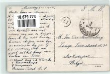 W5100 Aachen mit Glimmer/Glitzerauflage Gelbe Kaserne I Kaserne 1924