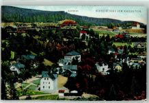 Schreiberhau Szklarska Poreba - Bahnhof Blick vom Rabenstein