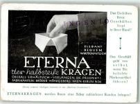 Wien 1. Bezirk, Innere Stadt Eterna der halbsteife Kragen Brüder Honigsberg Werbung Mode Gebrauchsspuren