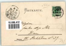 78462 W7750 Insel Mainau 1898 Lithographie sign. Biese,C. Schloss