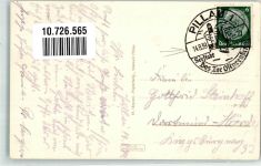 Baltijsk Pillau 1939 Foto AK Leuchtturm Mole