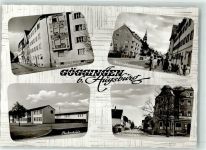 86150 W8900 Göggingen , Bay Foto AK Wittelsbacher Straße Luitpoldstrasse