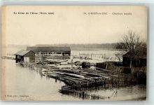 60750 Choisy-au-Bac 1910 - Hochwasser der Oise