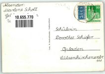 57580 W5241 Gebhardshain Foto AK mit Kirche St.Maria Magdalena und Ev. Kirche