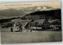 Kiesewald Michalowice 1916 - Ortsteil Ober-Kiesewald mit Schneegruben