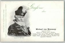 Michael v. Muncacsy d. Gr. Jahrhundert Serie F. No. 227 Esser`s Seifenpulver m.d. Löwen Motiv Ungarn Werbe AK