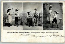 Schuhplattler Trachten Kinder Volkstanz 1904