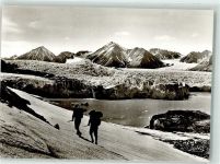 W7320 Göppingen Spitzbergen Expedition 1966 Bergsteiger Foto AK