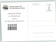 W7320 Göppingen Spitzbergen Expedition 1966 Bergsteiger Foto AK