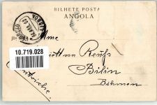 Luanda 1903 Gebrauchsspuren Avenida Praia do Bomfim Mossamedes