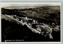70839 W7016 Gerlingen , Württ Foto AK Fliegeraufnahme Strähle Schillerhöhe Gasthaus