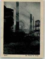 Schweinitz 1921 Foto AK Zeche Hütte Ort lt. Stempel