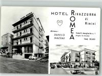 47900 Rimini 1985 Foto AK Hotel Rivazzurra Auto