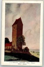 Illfurth Illfurt Kirche P. J. Callais et Cie No. 180 Hansi (Waltz) Künstlerkarte