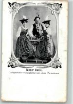 Linder Hansl , Schuhplattler Trachten Volkstanz 1906