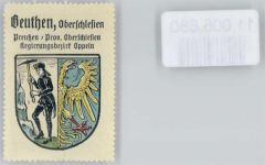 Stadt Cosel / Ko?le - Vignette Geuthen