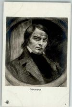 Robert Schumann Porträt Schumann, R. Foto AK