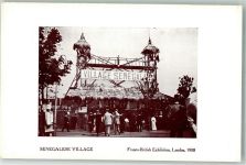 Dakar Foto AK Senegalese Village Ausstellung London 1908