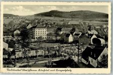 08301 O9408 Oberschlema Foto AK Hotel Konzertplatz