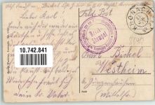 96317 W8640 Kronach , Oberfr 1917 Foto AK Feldpost WK I Wachkommando des Kgl. Kriegsgefangenlagers