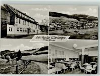 57334 W5928 Hesselbach , Kr Wittgenstein Foto AK Cafe Pension Marburger