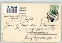 2593 Neujahr Hirsch Automobil + Adelskorrespondenz BKW 1904 Künstlerkarte