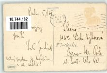 Prag Praha Alter Friedhof Jüdischer Friedhof 1947 Gebrauchsspuren