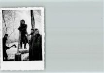 WK II Bautrupp im Winter Privatfoto (Militär)