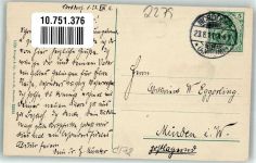25946 W2278 Norddorf , Amrum 1911 Gebrauchsspuren Hospiz II.