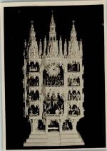 Marmor Kunstuhr in Goslar erbaut von Ed. Bergmann und Sohn Uhr