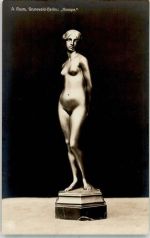 Nr. 667 Akt Knospe von A. Raum Erotik Akt Skulptur (NPG) Foto AK
