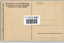 63897 W8760 Miltenberg - Fischmänner am Erker des Hauses Miltenberg als Träger