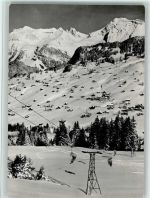 Wildhaus Wildhaus-Lisighaus Skifahrer Sessellift
