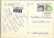 W6533 Bacharach Jugendburg Stahleck Jugendherberge