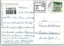 66538 W6680 Neunkirchen , Saar - Ortsansichten Kirche Straßenbahn Denkmal Mehrfachaufnahme