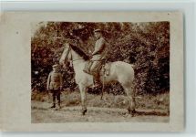 Militär - Soldat mit seinem Pferd Soldatenleben