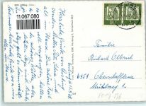 83565 W8019 Aßling - Kirche Gesamtansicht 3-Bildaufnahme