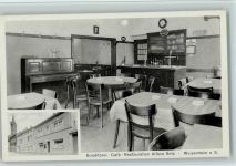 67256 W6714 Weisenheim am Sand - Konditorei Café Restauration Alfons Setz Innenaufnahme Gastraum Theke Klavier 2-Bildaufnahme