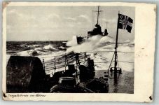 Deutsche Torpedoboote im Sturm Verlag Julius Simonsen Nr. 2113 Marine WK II 1942 Gebrauchsspuren